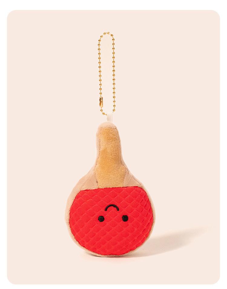 Плюшевый брелок в виде спортивного животного с набивкой из ПП хлопка для декора детской комнаты