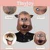 Funny Camel Head Mask For Halloween Costume Parties Unique Latex Masquerade Accessory