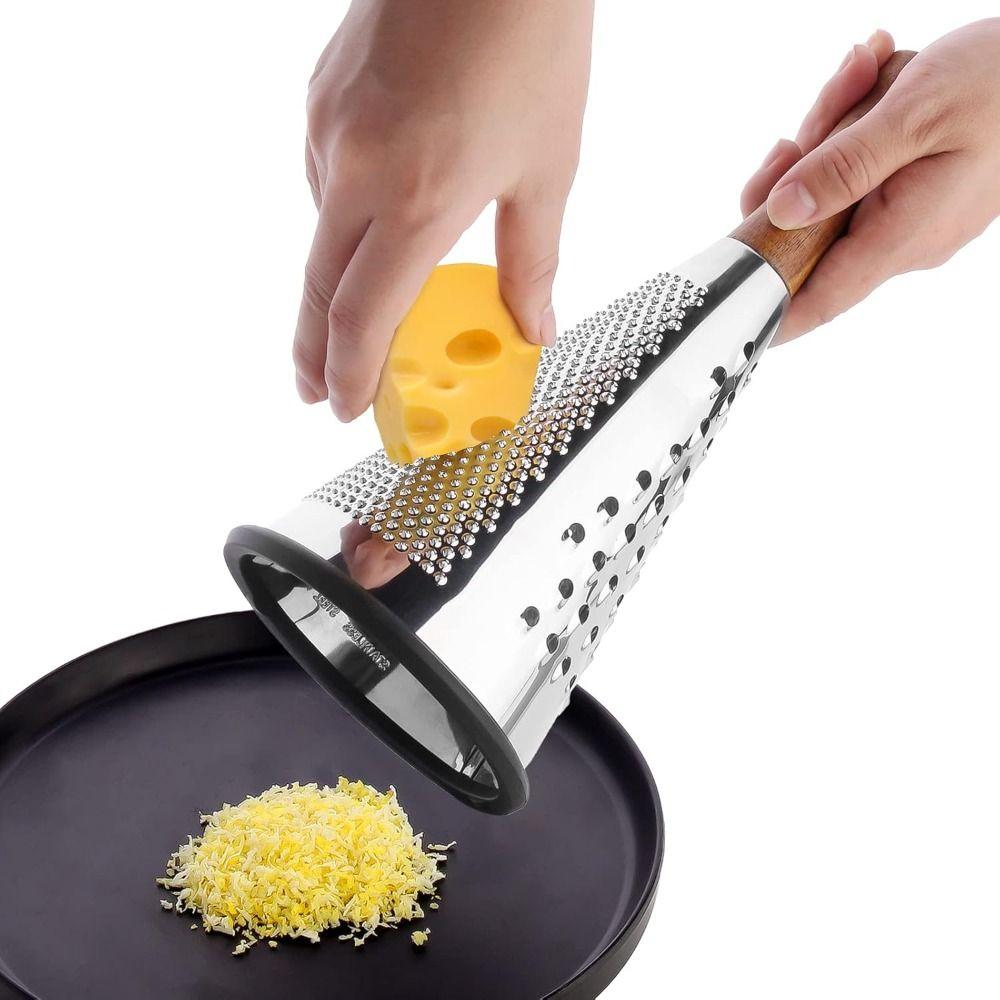Wood Handle Parmesan Shaver Stainless Steel Vegetables Cheese Grater Kitchen Tools