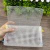 1 шт. Белые пластиковые сетчатые листы для самодельных сумок и поделок, материал для подкладки сумки, прочный дизайн квадратного плетения, изготовление кошельков своими руками