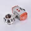 Yuanke 304 Stainless Steel Pneumatic Quick-Fit Butterfly Valve