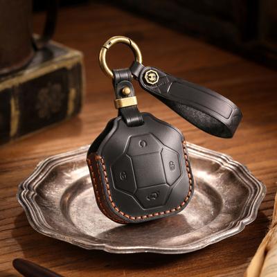 Подходит для Chery Jietu Traveler 4WD Crossing Discovery PRO Чехол для защиты ключа автомобиля из натуральной коровьей кожи