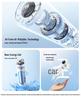 Portable USB Turbine Handheld Fan: Transparent, Digital Display, Office & Outdoor Use