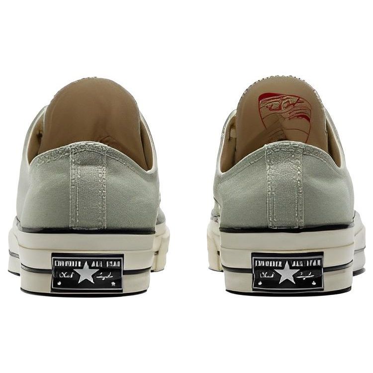 Converse Кроссовки унисекс Chuck 70 Low Summit Sage Grey Egret Black A02769C