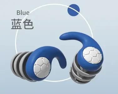 Xiaomi Силиконовые шумоподавляющие беруши, шумоподавляющие фильтры, сон, плавание, водонепроницаемые, трехслойные, бесшумные беруши