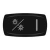 R-Z Serials Car Boat Rocker Cap ( No Body ) Switch Accessories Repair Kit for Boat ATV RZR RV CARLING NARVA CONTURA Replacement Pushbutton Switches 3