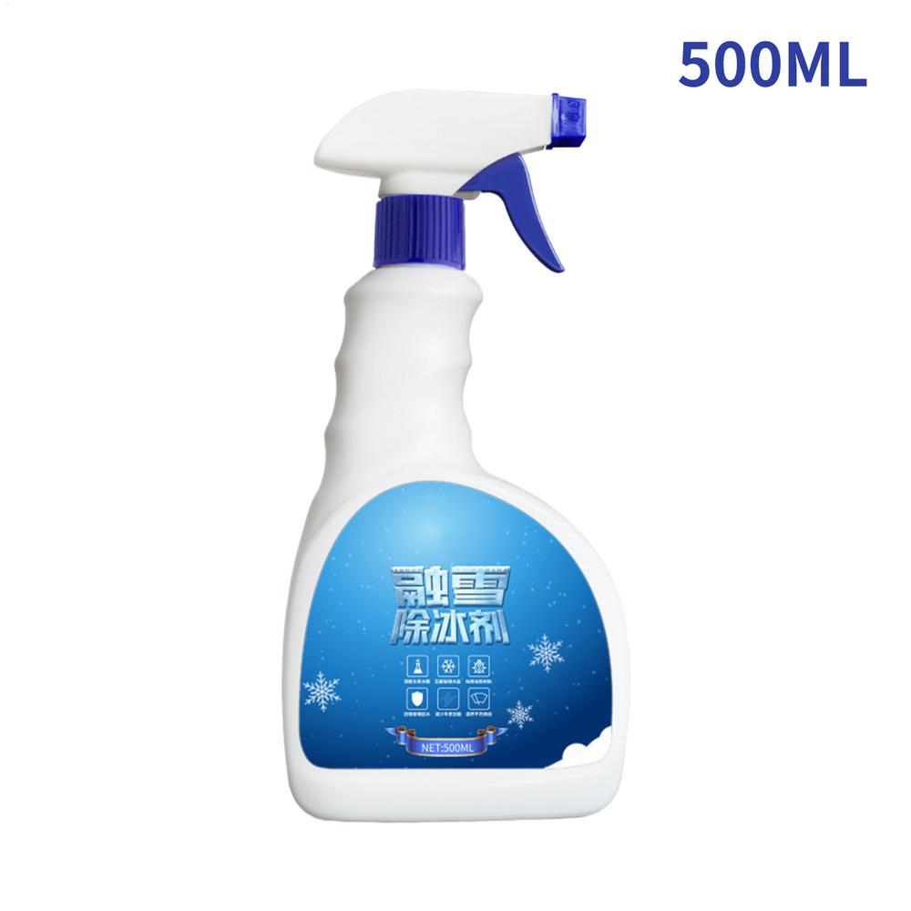 Car Ice Melter Spray 500ml Fast Melting Liquid Car Ice Melt Spray Quick Thaw For Trucks SUVs Auto Vehicle Winter Driving Outdoor