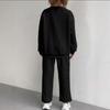 Womens Casual 2-Piece Set Long Sleeve Top Sweatpants Loungewear