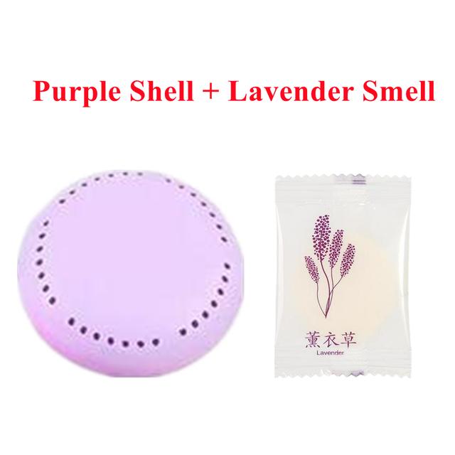 Aromatherapy Fragrance Lasting Deodorization Bathroom Supplies Bedroom Wardrobe Car Home Toilet Deodorant Solid Round Fresher