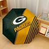 Печать Green Bay Packers Авто 8?Складной зонт с ребрами, ветрозащитный, легкий, автоматический, для ежедневных поездок