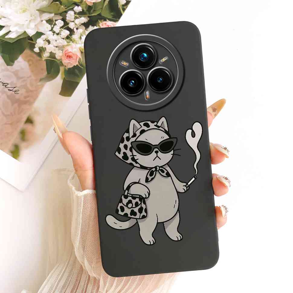 Чехол для телефона Realme 14 Pro Plus 5G Realme14Pro+ 5G Роскошный Кот Бабочка Мягкий Силикон Для Realme 14 ProPlus 2025 RMX5051 Coque