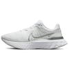 React Infinity Run Flyknit 3 White Metallic Silver Women Sneakers Pure-Platinum DD3024-101