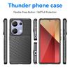 Thunder Series For Xiaomi Redmi Note 13 Pro 4G/Poco M6 Pro 4G TPU Case Twill Texture Phone Back Cover