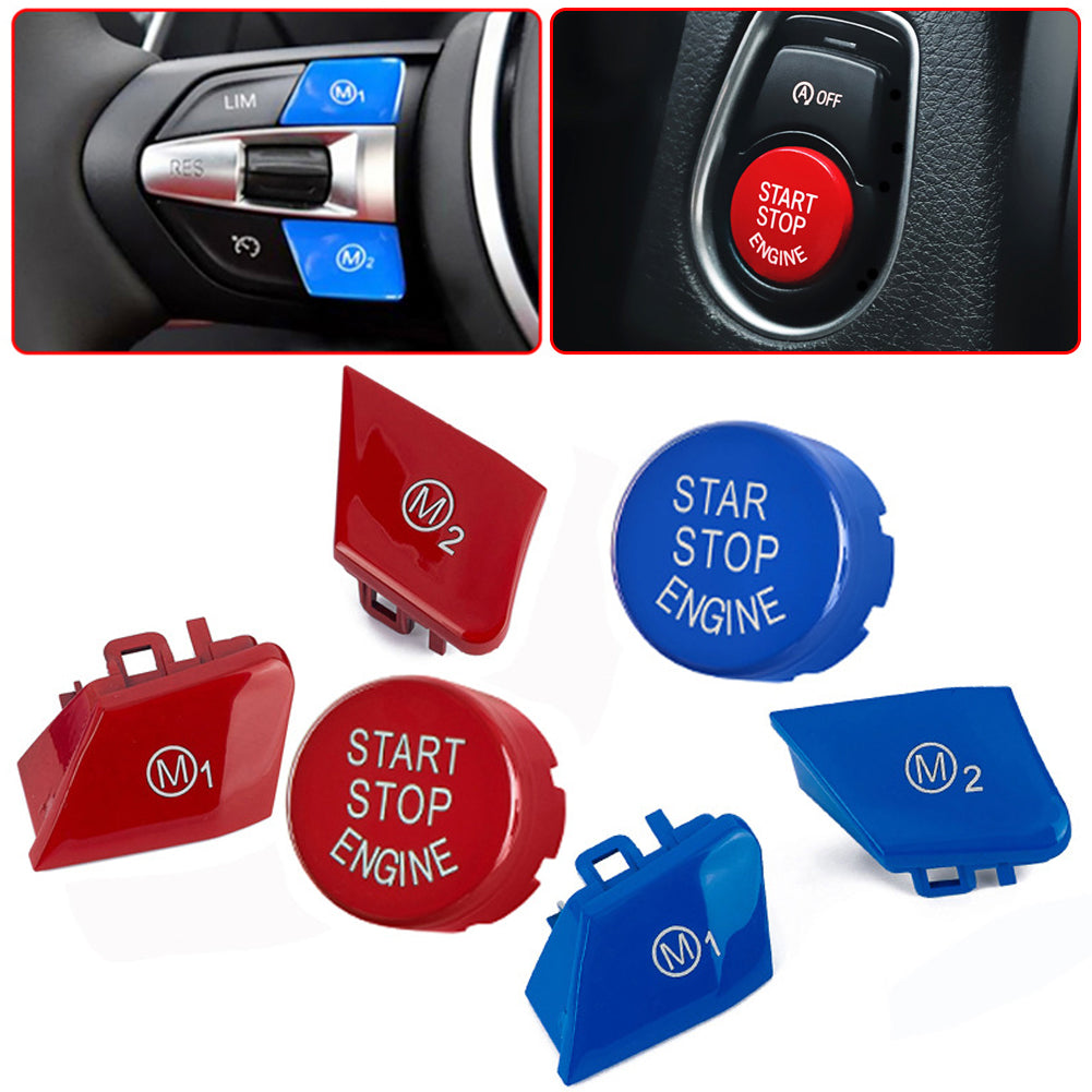 Рулевое колесо M M1 M2 крышка переключателя кнопок для BMW M3 M4 M5 M6 X5M X6M F80 F82 F83 F10 F06 F15 F16 и 3 серии E90 E92 E93 M3