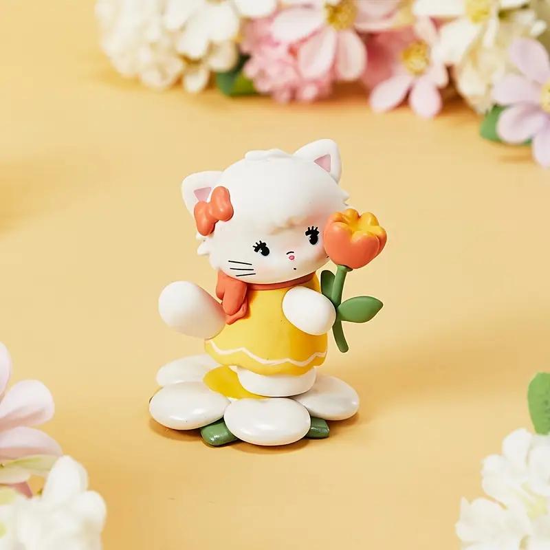 Miniso Mikko Flower Series Подтвержденные фигурки в скрытой коробке Случайный стиль Коллекционные украшения Украшение для настольной витрины Идеальные подарки на день рождения