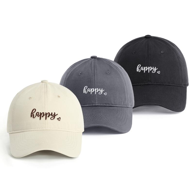 Fashion Solid Color Baseball Hat for Men Women Embroidery Adjustable Sunshade Duck Tongue Cap Unisex Casual Outdoor Peaked Hat