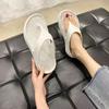 Women's Slippers and Ladies Sandals Shoes with Heel Summer 2024 Thick Flip Flops Slides Platform On Beach New Style 39 Wholesale