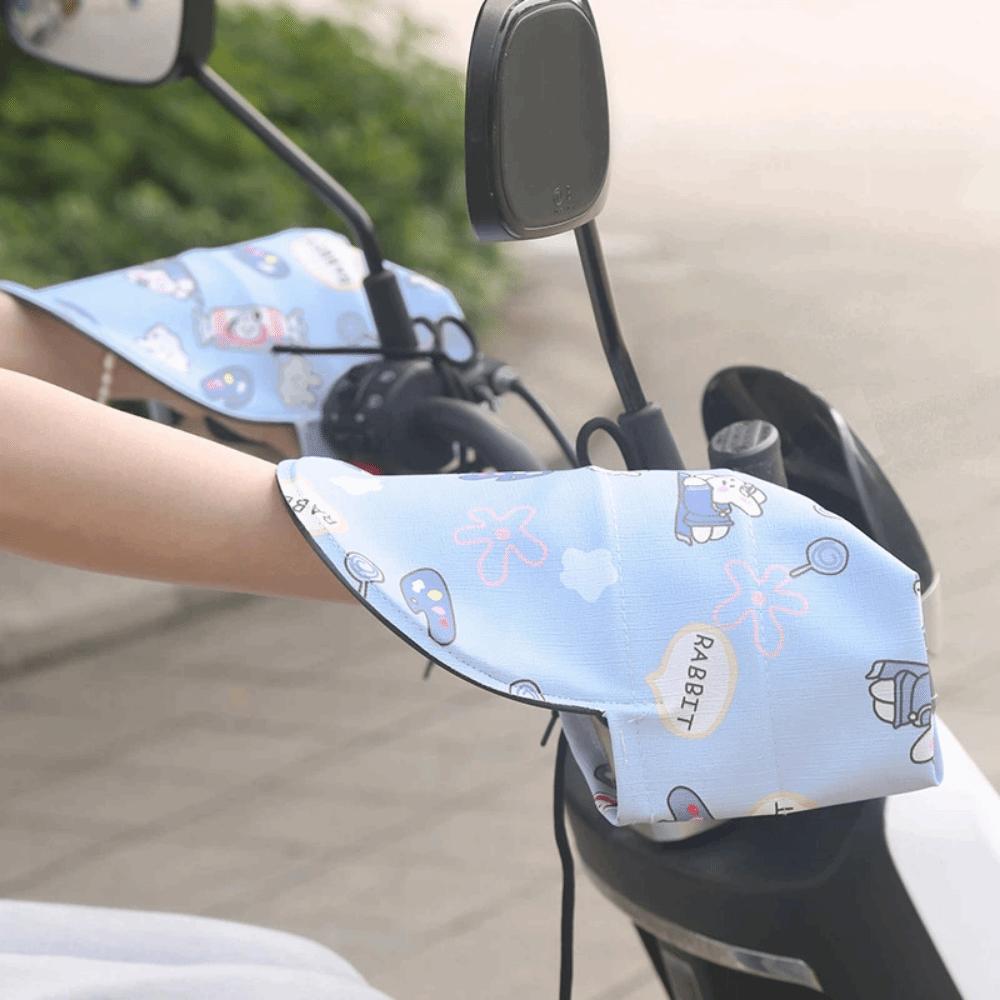 Sun Protection Electric Vehicle Grip Muffs Breathable Bike Grip Mittens Motorcycle Riding