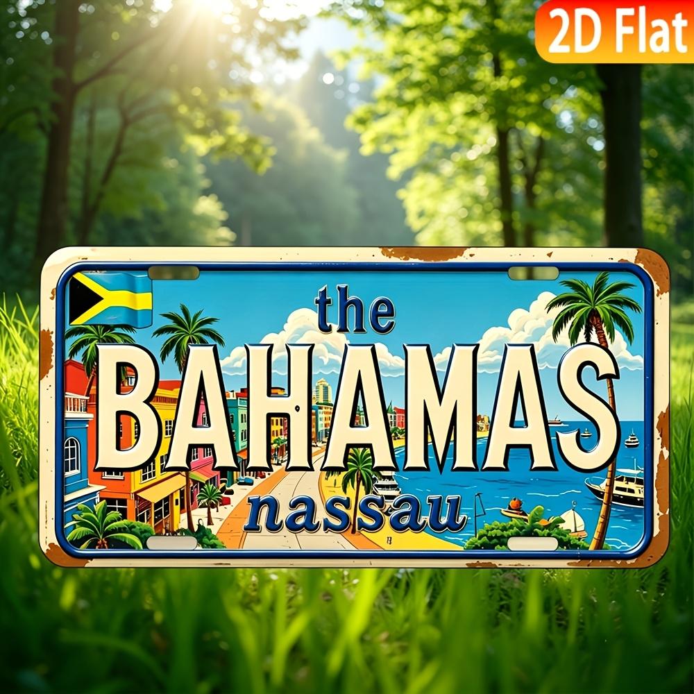 D Flat Product pc Aluminum License Plate for Decorative Purposes Solely Vintage Metal Aluminum Sign Wall Hanging Decor