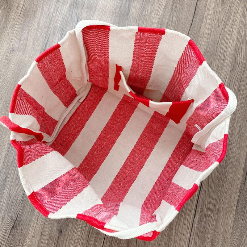 Вместительная холщовая сумка с ручкой сверху, женская летняя полосатая простая повседневная дамская сумочка, уличная сумка через плечо