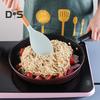 12 шт. силиконовый кухонный набор, лопатка, ложка, антипригарная жаропрочная кухонная утварь с деревянными ручками, ведро для хранения всей кухонной утвари