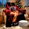 Cristiano Ronaldo Print Blanket - Soft & Comfortable, for Bedroom, Travel, Sofa, Home Decoration - Birthday Christmas Gift for Friend