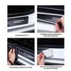 High-quality Carbon Fiber Car Door Sill Protector Strip Decorative Sticker Accessories For Hyundai Azera GDI i10 i20 i30 i40 mb2