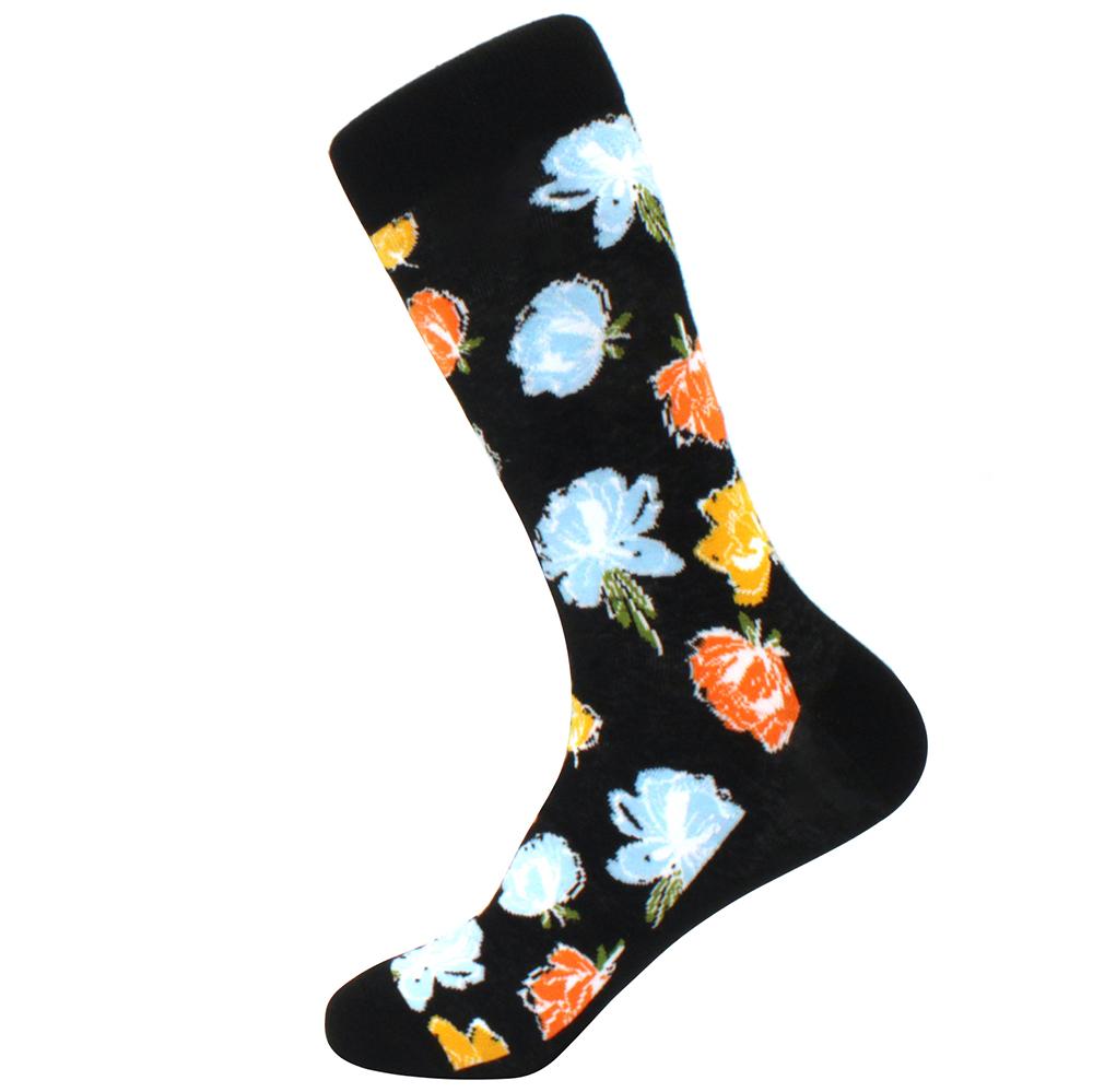 Яркие мужские зимние носки гребенной хлопок мягкие теплые смешные счастливые мужские женские длинные носки Calcetines de hombre деловые