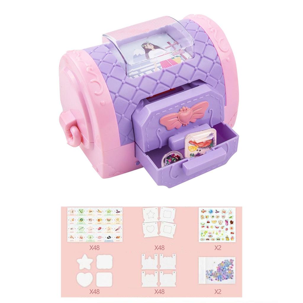 Handmade Creative 3D Sticker Machine Party Favor Fun Reusable DIY Sticker Maker for Toddlers Girls Boys Birthday Gifts