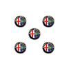 5/10Pcs Car Metal Key Emblem Sticker Decoration For Alfa Romeo 156 159 147 8C 166 Giulia Giulietta Mito Stelvio Spider GT TonaleGF8 