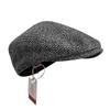 Настоящая сертифицированная мужская шляпа Harris Tweed - 100% чистая шерсть, теплая, ветрозащитная, кепка-утка, ретро, газетчик, берет, британский стиль