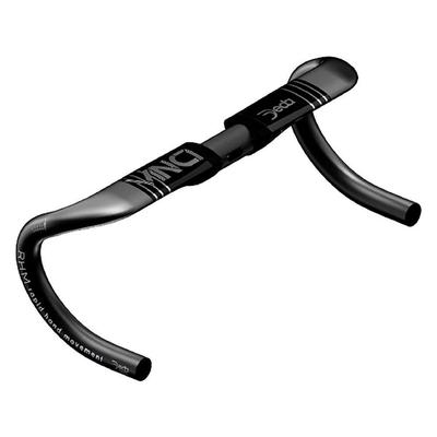Руль DEDA VINCI RHM POB Drop из углеродного волокна UD RHM 130 мм 75 мм, полированный, черный, форма 31,7/440, цвет Drop Reach
