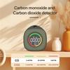 FMAi K5 Carbon Monoxide Detector Accurate detection LED Screen Portable Travel Rechargeable CO and CO2 Detector with alarm sound