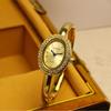 SUNLIFEX Womens Oval Bracelet Watch Rose Gold Accent Luxury Minimalist Quartz Wristwatch
