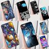 Чехол для телефона 'Луна Звезды Космос' Для iPhone 16 Pro Max 13 12 Mini 11 14 15 Pro Max XR 16 15 Plus 16e Защитный Чехол