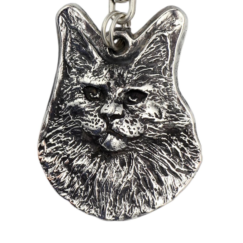 Maine Coon - Necklace with dog, silver-plated pendant for dog fan, unique jewelry by Art-Dog brand