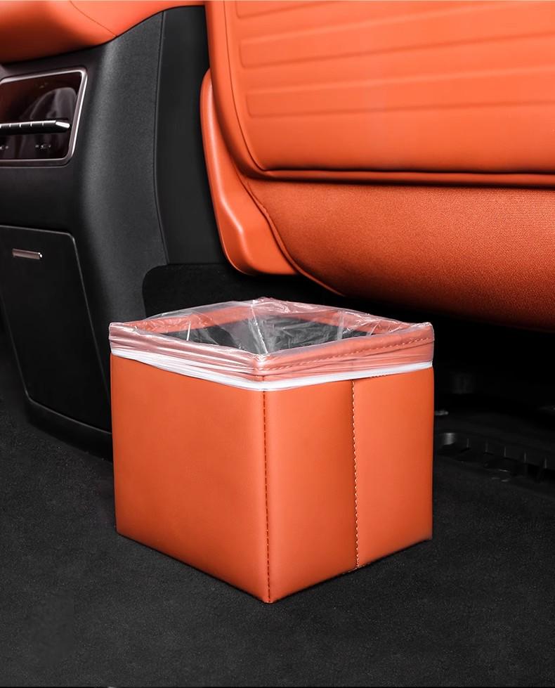 Universal Car Trash Can: Seat-Mounted Interior Storage Accessory for L6, L7, L8, L9, i6, i8, MEGA Models