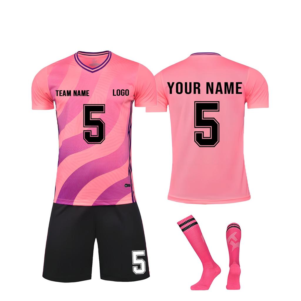 DIY Custom Adult And Children Three-piece Football Uniforms