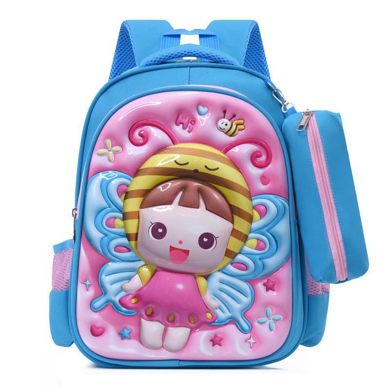 Милый мультяшный рюкзак с жестким корпусом для девочек, очаровательный школьный рюкзак для детей