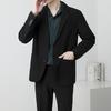 Мужской приталенный социальный блейзер для весны и лета, деловой формальный пиджак, молодежный офисный пиджак