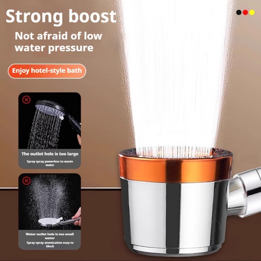 5 Режимов Распыления Портативная Душевая Лейка из АБС-пластика Высокого Давления Большой Поток Спа Фильтрованные Душевые Головки с Кнопкой Стоп Универсальная Насадка для Ванной