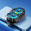 With Blue Light Mobile Phone Cooler Air Cooling Dual Fan Radiator Phone Accessories