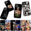 Cover for Apple iPhone 16 15 14 Plus 13 12 Mini 17 Pro Max + ProMax 16E Air Phone Case Roronoa One Pieces Luffy Zoro