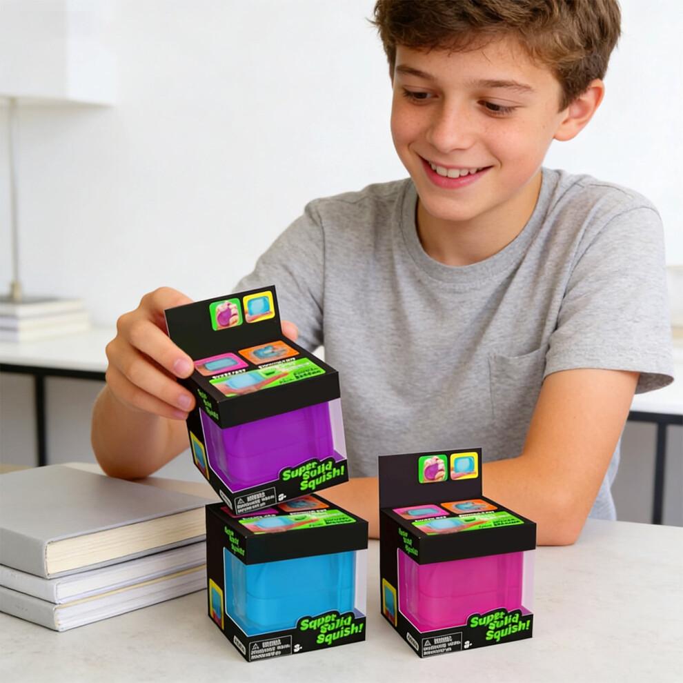 1pack Stress Cube Squishy Stress Balls for Adults Kids Sensory Fidget Toy for Your Best Mellow and Chill - Fidget Ice Cubes One Cube