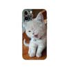 Крутой чехол для телефона с очками Cat для iPhone 5 5S 2020se 6 6s 7 8 plus x 10 XR XS 11 12 13 mini pro MAX, черная задняя крышка из ТПУ