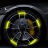Автостайлинг Отражающие наклейки на ступицу колеса автомобиля Светящаяся наклейка на обод шины Для Volkswagen VW GTI Rline R Golf Phaeton Teramont ID3