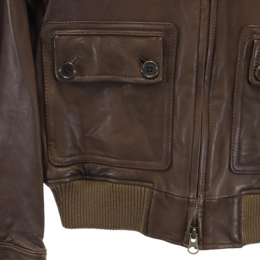 IENA Куртка из овчины Коричневая Блузон Женская Б/У