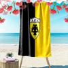 Пляжное полотенце с принтом AEK FC, большое, мягкое, быстросохнущее, для пляжа, кемпинга, плавания