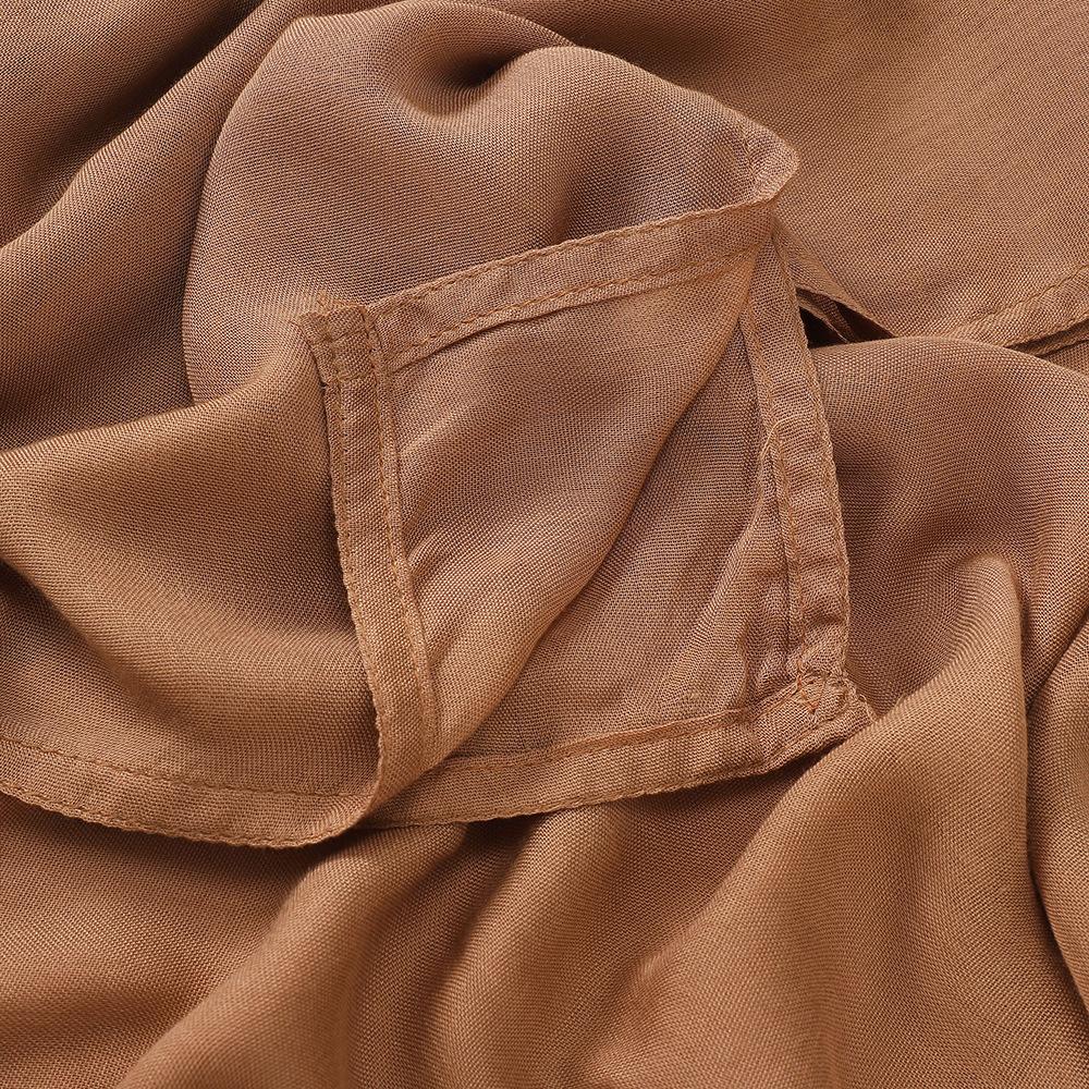 Soft Wide Edge Thin Modal Single Color Cotton Breathable Scarf Shawl Large Size 85 * 180CM