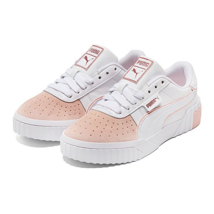 Puma Cali Casual Низкие кроссовки Женские кроссовки Белый Розовый 375008-02